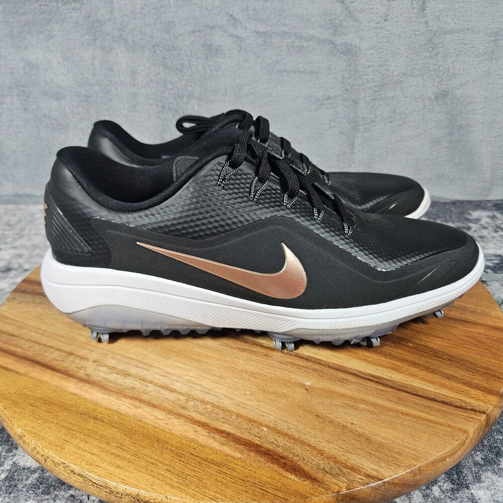 Nike React Vapor 2 Black Bronze Golf Cleats Shoes BV1139-001 Women's Size 8